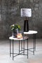 Light & Living Tafellamp Miley - 31cm - Mat Zwart - excl. kap