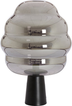 Light & Living Tafellamp Misty - 45cm - Smoke/Mat Zwart