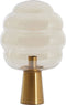 Light & Living Tafellamp Misty - Amber/Goud - 30x30x46cm - Modern - Kerst cadeau - Kerst cadeautjes - Cadeau vrouw - Cadeau man - Cadeau voor haar - Cadeau voor hem - Kerstcadeau - Kerst kado - Kado man - Kado vrouw