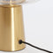 Light & Living Tafellamp Misty - Amber/Goud - 30x30x46cm - Modern - Kerst cadeau - Kerst cadeautjes - Cadeau vrouw - Cadeau man - Cadeau voor haar - Cadeau voor hem - Kerstcadeau - Kerst kado - Kado man - Kado vrouw