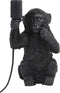 Light & Living Tafellamp Monkey - Zwart - 20x19,5x34cm - Bohemian - Woonkamer - Slaapkamer