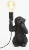 Light & Living Tafellamp Monkey - Zwart - 20x19,5x34cm - Bohemian - Woonkamer - Slaapkamer