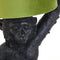 Light & Living Tafellamp Monkey - Zwart/Groen - 33x24x51cm - Modern