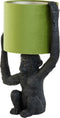 Light & Living Tafellamp Monkey - Zwart/Groen - 33x24x51cm - Modern
