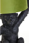 Light & Living Tafellamp Monkey - Zwart/Groen - 33x24x51cm - Modern