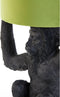 Light & Living Tafellamp Monkey - Zwart/Groen - 33x24x51cm - Modern