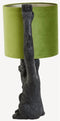 Light & Living Tafellamp Monkey - Zwart/Groen - 46x32x68cm - Modern