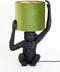 Light & Living Tafellamp Monkey - Zwart/Groen - 46x32x68cm - Modern