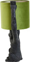 Light & Living Tafellamp Monkey - Zwart/Groen - 46x32x68cm - Modern