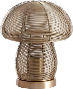 Light & Living Tafellamp Mushroom - 24cm - Goud