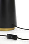 Light & Living Tafellamp Nagai - Brons/Zwart - Ø40cm - Modern
