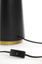 Light & Living Tafellamp Nagai - Brons/Zwart - Ø40cm - Modern