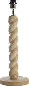 Light & Living Tafellamp Nanno - Mangohout - Mat Naturel - excl. kap