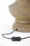 Light & Living Tafellamp Nicolo - Mangohout - 66cm - Mat Bruin - excl. kap