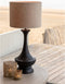 Light & Living Tafellamp Nicolo - Zwart - Ø28cm - Woonkamer - Slaapkamer