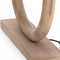 Light & Living Tafellamp Nubia - Mangohout - Naturel - excl. kap