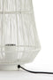 Light&living Tafellamp Ø24x33 cm BANJAR crème