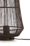 Light&living Tafellamp Ø24x33 cm BANJAR donker bruin