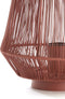 Light&living Tafellamp Ø24x33 cm BANJAR steenrood