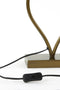 Light & Living Tafellamp Okno - 47cm - Antiek Brons - excl. kap