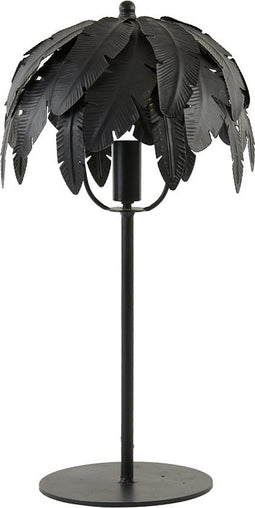 Light & Living Tafellamp Palmu - 50cm hoog - Mat Zwart