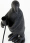 Light & Living Tafellamp Penguin - Zwart - 16x13x34cm - Modern