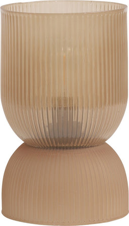 Light & Living tafellamp Phoebe | Glas perzik | ø 12 x 19,5 cm