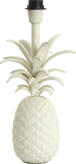 Light & Living Tafellamp Pineapple - 37cm - Crème - excl. kap