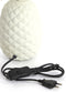 Light & Living Tafellamp Pineapple - 37cm - Crème - excl. kap