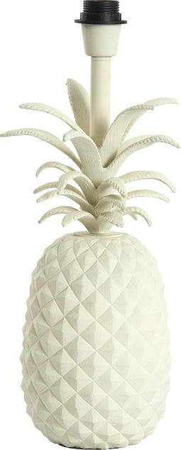 Light & Living Tafellamp Pineapple - 42cm - Crème - excl. kap