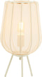 Light & Living Tafellamp Plumeria - Zand - Ø25cm - Modern - Kerst cadeau - Kerst cadeautjes - Cadeau vrouw - Cadeau man - Cadeau voor haar - Cadeau voor hem - Kerstcadeau - Kerst kado - Kado man - Kado vrouw