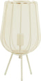 Light & Living Tafellamp Plumeria - Zand - Ø25cm - Modern - Kerst cadeau - Kerst cadeautjes - Cadeau vrouw - Cadeau man - Cadeau voor haar - Cadeau voor hem - Kerstcadeau - Kerst kado - Kado man - Kado vrouw