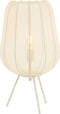 Light & Living Tafellamp Plumeria - Zand - Ø34cm - Modern - Kerst cadeau - Kerst cadeautjes - Cadeau vrouw - Cadeau man - Cadeau voor haar - Cadeau voor hem - Kerstcadeau - Kerst kado - Kado man - Kado vrouw