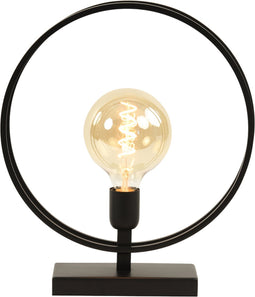 Light & Living Tafellamp Rudra - 35cm - mat zwart
