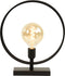 Light & Living Tafellamp Rudra - 35cm - mat zwart
