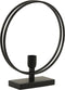 Light & Living Tafellamp Rudra - 35cm - mat zwart