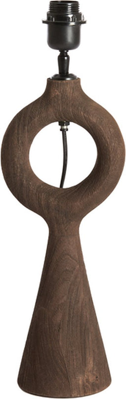 Light & Living Tafellamp Sabuli - Mangohout - 39cm - excl. kap