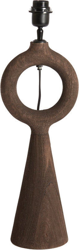 Light & Living Tafellamp Sabuli - Mangohout - 46cm - excl. kap