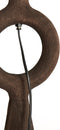Light & Living Tafellamp Sabuli - Mangohout - 57cm - excl. kap