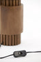Light & Living Tafellamp Sakura - Bruin - Ø15cm - Woonkamer - Slaapkamer