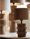 Light & Living Tafellamp Sakura - Bruin - Ø15cm - Woonkamer - Slaapkamer