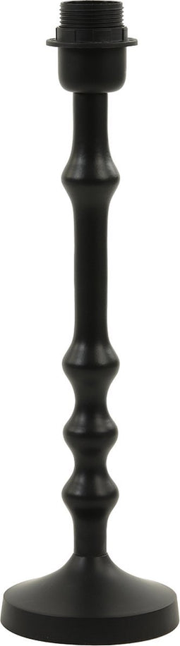 Light & Living Tafellamp Semut - 34cm - Mat Zwart - excl. kap