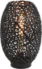 Light & Living Tafellamp Sinula - Zwart - Ø24cm - Modern - Kerst cadeau - Kerst cadeautjes - Cadeau vrouw - Cadeau man - Cadeau voor haar - Cadeau voor hem - Kerstcadeau - Kerst kado - Kado man - Kado vrouw