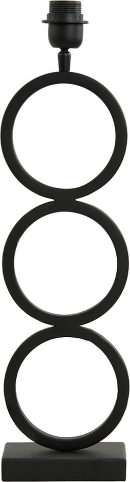 Light & Living Tafellamp Stelios - 51cm - Mat Zwart - excl. kap