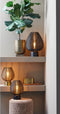 Light & Living Tafellamp Suneko - 34cm hoog - Antiek Brons