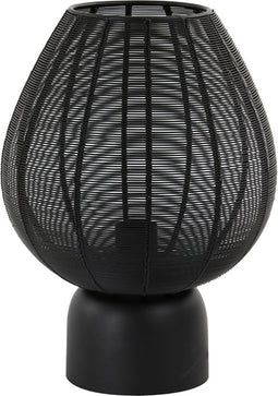 Light & Living Tafellamp Suneko - 34cm hoog - Mat Zwart