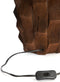 Light & Living Tafellamp Takabe - Mangohout - 46cm - excl. kap