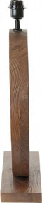 Light & Living Tafellamp Tinar - 64cm hoog - Mat Bruin - excl. kap