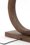 Light & Living Tafellamp Tinar - Mangohout - 55cm - Bruin - excl. kap