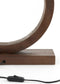 Light & Living Tafellamp Tinar - Mangohout - 55cm - Bruin - excl. kap